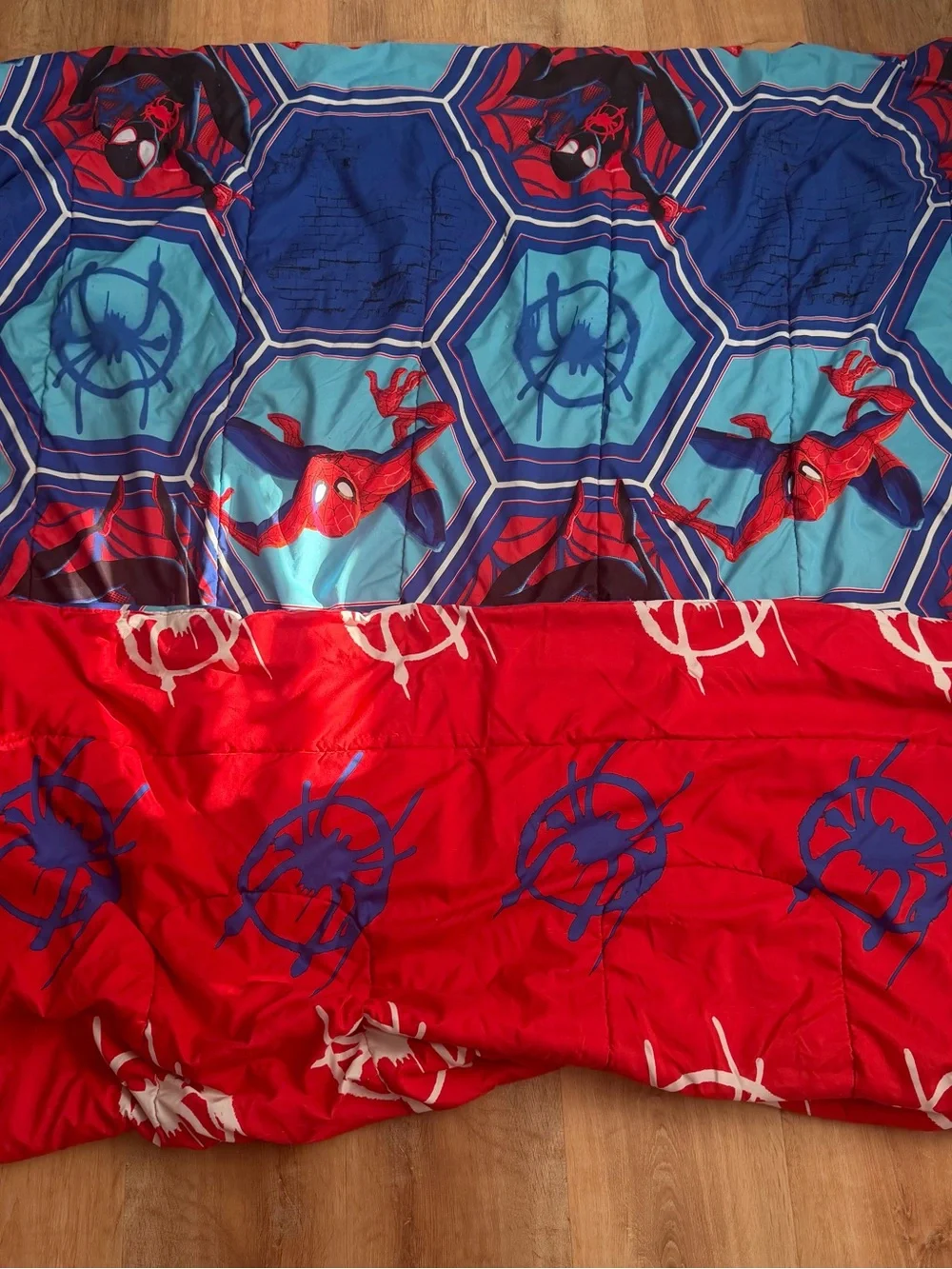 Marvel Red Curtains with Black Spiderweb Print - Pack of 2
